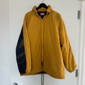 Flight Club Reflective Sports Jacket Mustard
